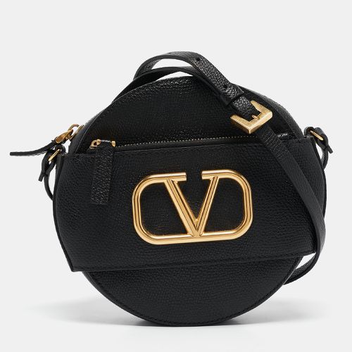 Leather VLogo Round Crossbody Bag - Valentino - Modalova