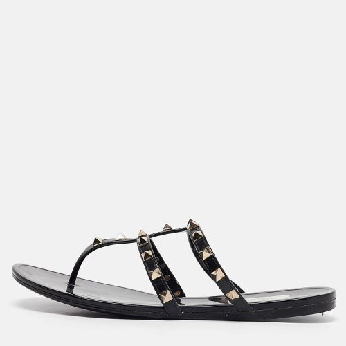 Jelly Rockstud Flat Slides Size 39 - Valentino - Modalova