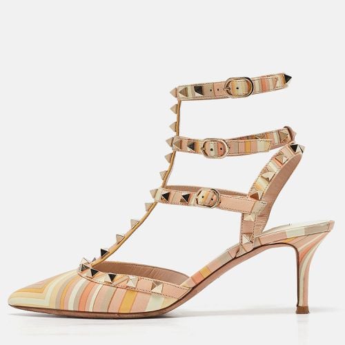 Leather Rockstud Pumps Size 37.5 - Valentino - Modalova