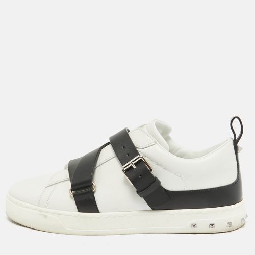 Leather Rockstud Low Top Sneakers Size 38.5 - Valentino - Modalova