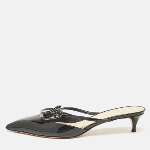 Patent Leather Escape V logo Pointed Toe Mules Size 36 - Valentino - Modalova