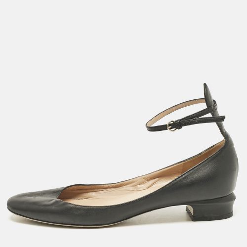 Leather Tango Ankle Strap Ballet Flats Size 39 - Valentino - Modalova