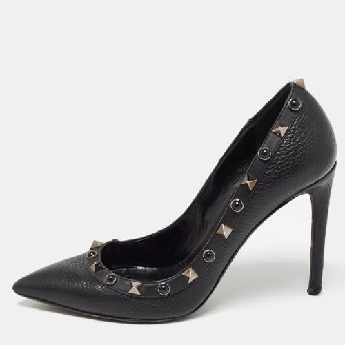 Leather Rockstud Pumps Size 35 - Valentino - Modalova