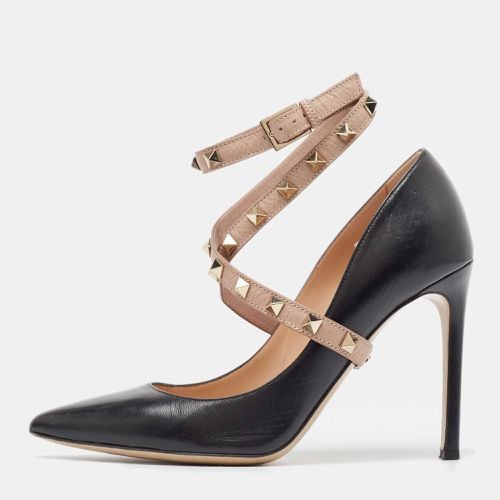 Leather Rockstud Pumps Size 37.5 - Valentino - Modalova