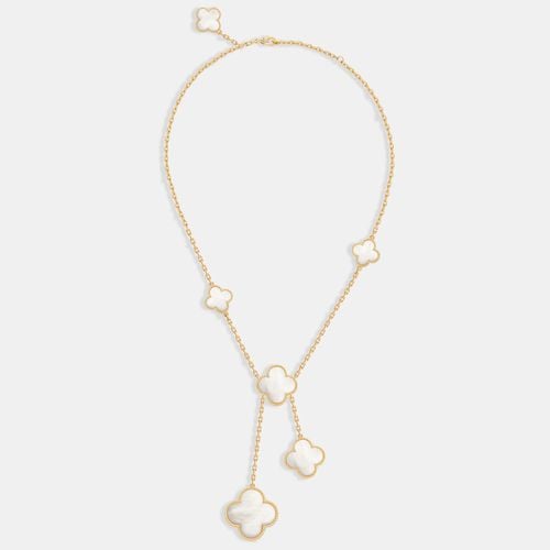 Magic Alhambra Mother of Pearl 18k Gold Necklace - Van Cleef & Arpels - Modalova