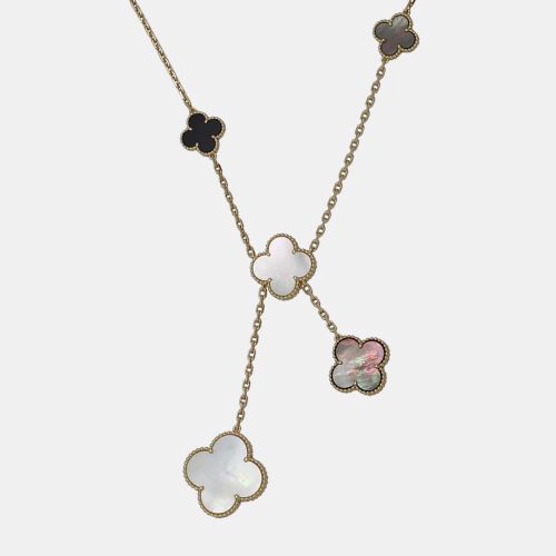 K Gold 6 Motif Magic Alhambra Necklace - Van Cleef & Arpels - Modalova