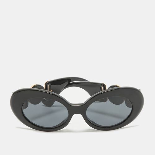 MOD 4426BU Medusa Crystals Oval Sunglasses - Versace - Modalova