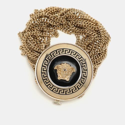 Versace Medusa Gold Tone Bracelet - Versace - Modalova