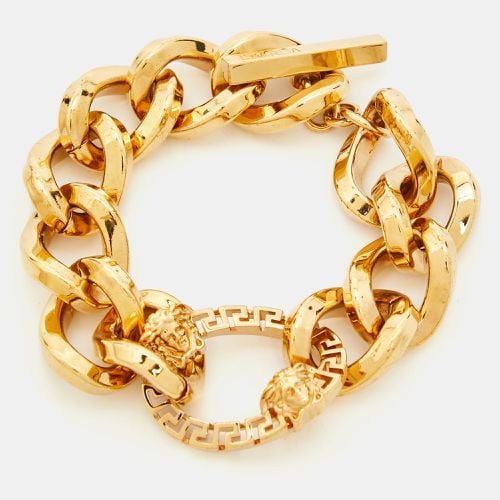 Versace Meduasa Gold Tone Bracelet - Versace - Modalova