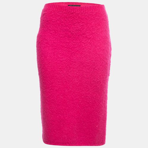 Hot Mohair Blend Knit Pencil Skirt S - Versace - Modalova