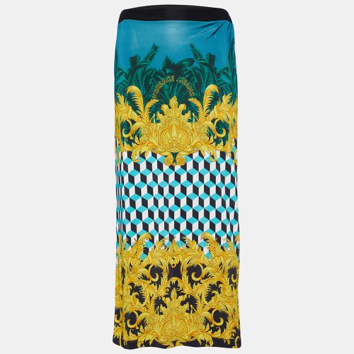 Printed Jersey Pencil Skirt S - Versace Jeans - Modalova