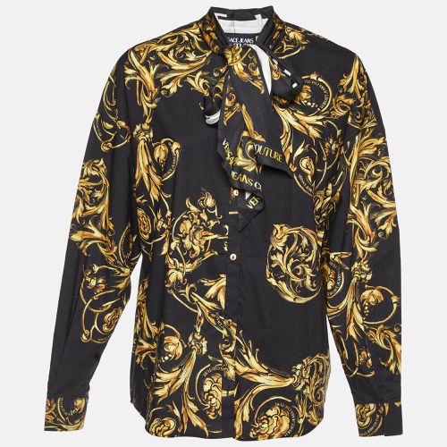 Printed Cotton Bow-Tie Shirt M - Versace Jeans Couture - Modalova