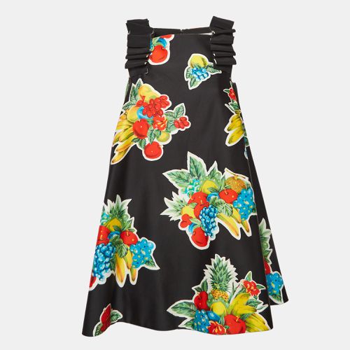 Fruit Print Crepe Shift Dress S - Victoria Beckham - Modalova