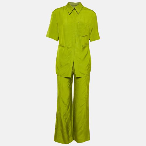 Crepe Shirt and Flared Pants Set S - Victoria Beckham - Modalova