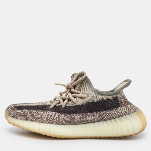 Brown Knit Fabric Boost 350 V2 Zyon Sneakers Size 38 - Yeezy x Adidas - Modalova