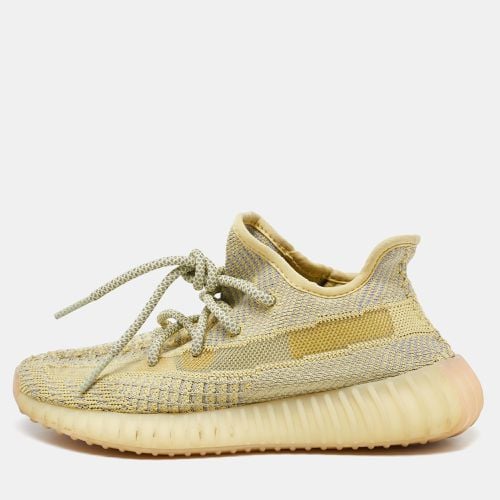 Two Tone Knit Fabric Boost 350 V2 Static Sneakers Size 36 - Yeezy x Adidas - Modalova