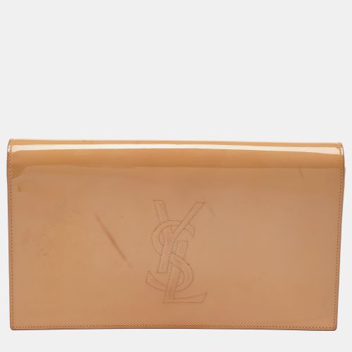 Patent Leather Belle De Jour Flap Clutch - Yves Saint Laurent - Modalova