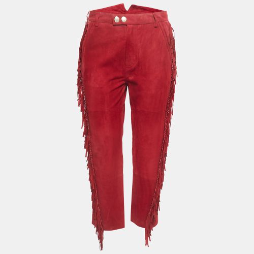 Suede Fringed Trousers S - Zadig & Voltaire - Modalova