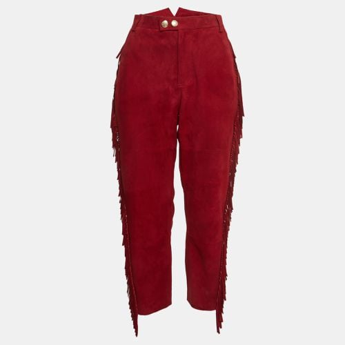 Suede Fringed Trousers M - Zadig & Voltaire - Modalova