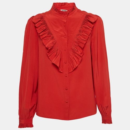 Silk Pleated Shirt Blouse L - Zadig & Voltaire - Modalova