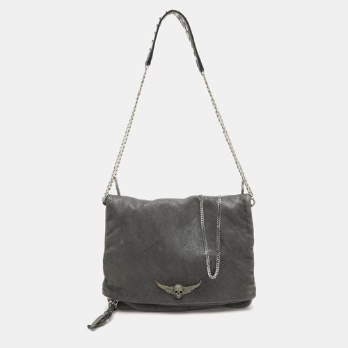 Leather Rock Chain Link Pochette Shoulder Bag - Zadig & Voltaire - Modalova