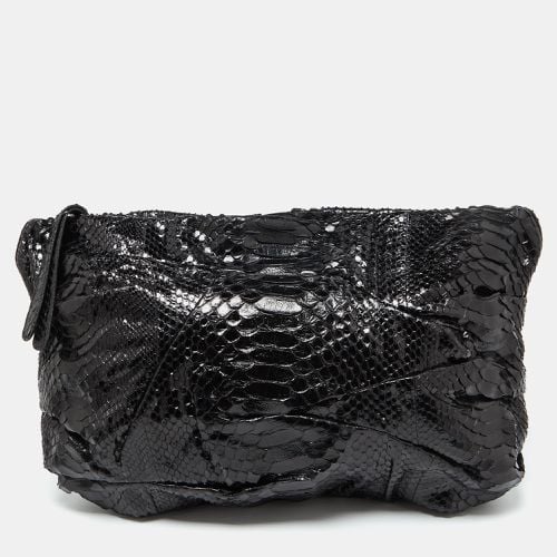 Python Oversized Pouch Clutch - Zagliani - Modalova