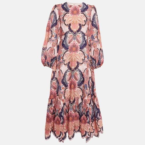 Printed Linen Maxi Dress M - Zimmermann - Modalova