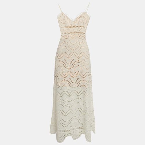 Ivory Cotton Jaya Wave Midi Dress S - Zimmermann - Modalova