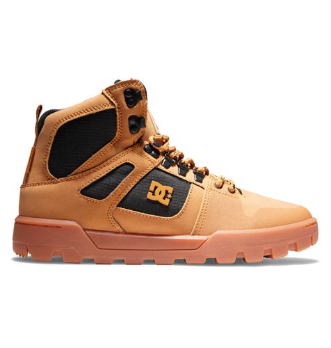 DC Shoes Pure Hi - Water Resistant High Top Leather Boots for Men - DC Shoes UK - Modalova