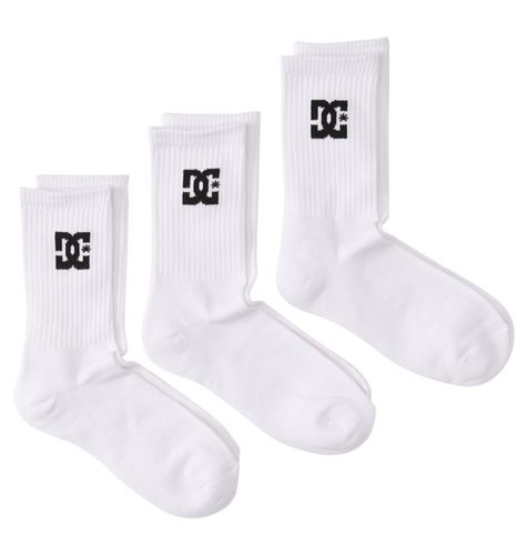 DC Shoes Crew 3Pk - Crew Socks for Men - DC Shoes UK - Modalova