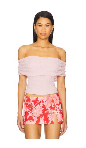 Off Shoulder Textured Knit Top in . Taglia L. Also in M, S, XS - ASTR the Label - Modalova