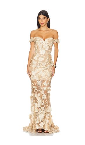 Fuera de la bata de hombro jasmine en color oro metálico talla L (también en M, S, XL, XS) - Bronx and Banco - Modalova