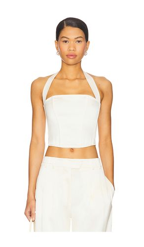Satin Halter Corset Top in . Size 0. Also in 2, 4, 6, 8, 10 - fleur du mal - Modalova