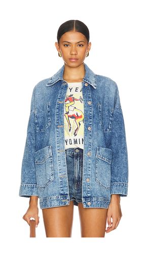 BLOUSON EN JEAN AVERY en -. Taille L. Also en M, S, XL, XS - Free People - Modalova