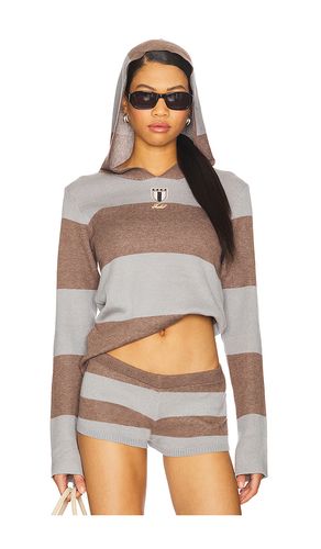 Stripe Knitted Rugby Top With Hood en . Taille L. Also en M, S, XS - Jaded London - Modalova
