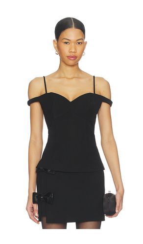 Elodie top en color negro talla L (también en M, S, XS) - Line & Dot - Modalova