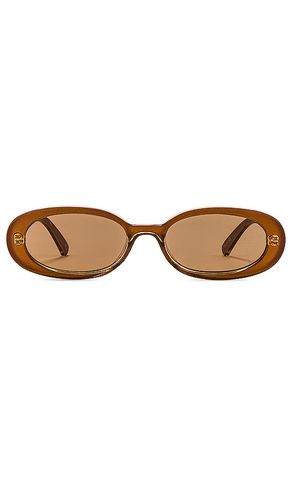 Gafas de sol outta love en color cognac talla all - Le Specs - Modalova