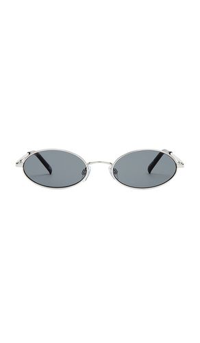 Gafas de sol love train en color plateado metálico talla all - Le Specs - Modalova