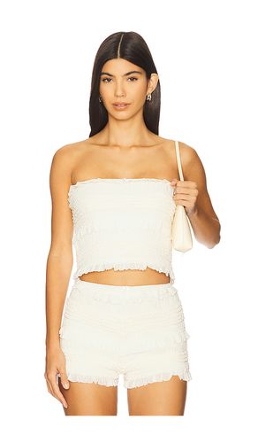 X revolve smocked faye top en color talla L (también en M, S, XL, XS, XXS) - Stone Cold Fox - Modalova