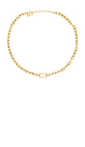 Pave Carabiner Necklace in - petit moments - Modalova