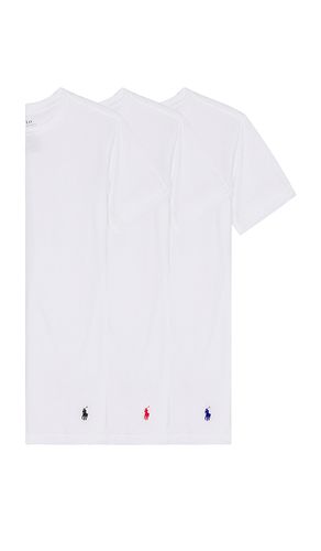 Slim Fit Cotton 3 Pack Undershirt in . Taglia L. Also in M, S, XL/1X - Polo Ralph Lauren - Modalova
