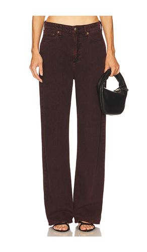 Pierna ancha featherweight logan en color burgundy talla 30 (también en 32) - Rag & Bone - Modalova