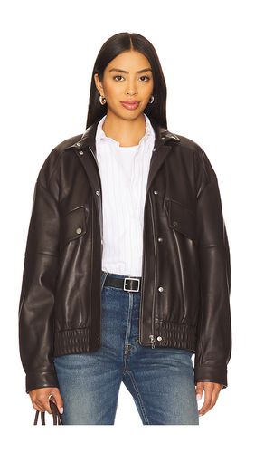 BOMBER EN CUIR ARIA en . Taille L. Also en M - Rag & Bone - Modalova