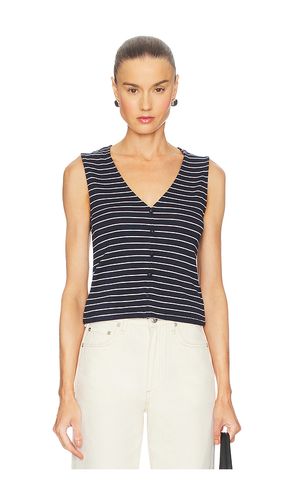 TOP DÉBARDEUR BOUTONNÉ EN MAILLE RAYÉE en . Taille L. Also en M, S, XS - Rag & Bone - Modalova