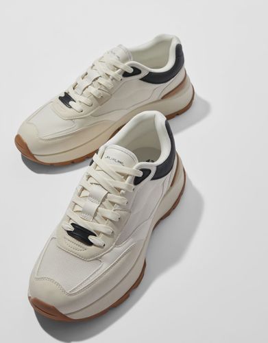 Deportivas Combinadas Rejilla Hombre Hombre 45 - Bershka - Modalova