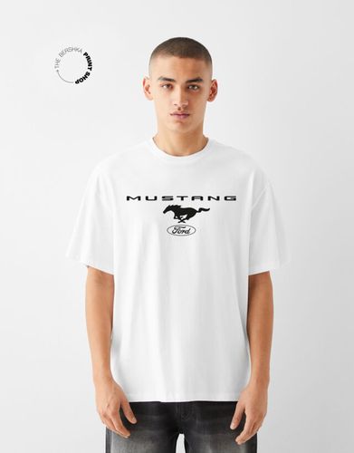 Camiseta Ford Manga Corta Hombre Xxs - Bershka - Modalova