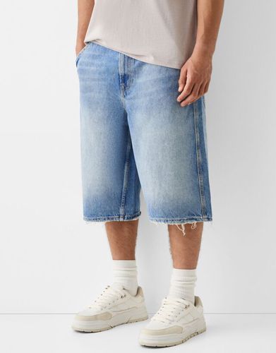 Bermuda Denim Skater Hombre 36 - Bershka - Modalova