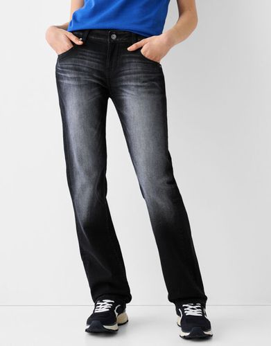 Jeans Straight Low Waist Bskteen 38 - Bershka - Modalova