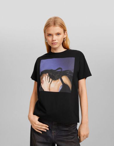 Camiseta Olivia Rodrigo Manga Corta Print Mujer Xs - Bershka - Modalova