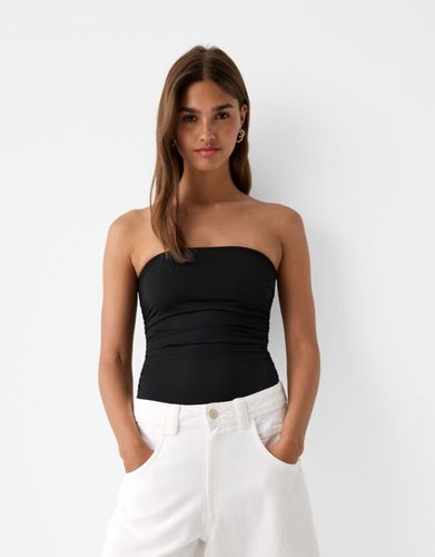 Body Bandeau Frunces Mujer S - Bershka - Modalova